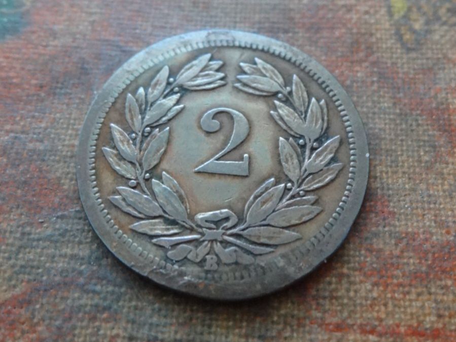 Tutti le monete: 2 Rp. 1883   (D) – Usato da Romanel-sur-Lausanne venduto da Swift13 1