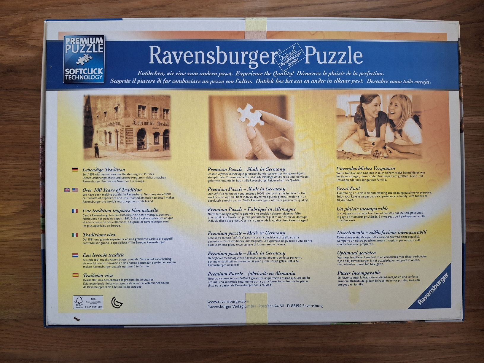 Ravensburger Puzzles: Ravensburger Puzzle 1500 Teile Paris Eiffelturm – Gebraucht aus Zürich von Vordermannd86 1