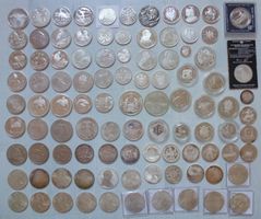 Top Sammlung spezielle Silbermünzen und Medaillen 2732 Gramm