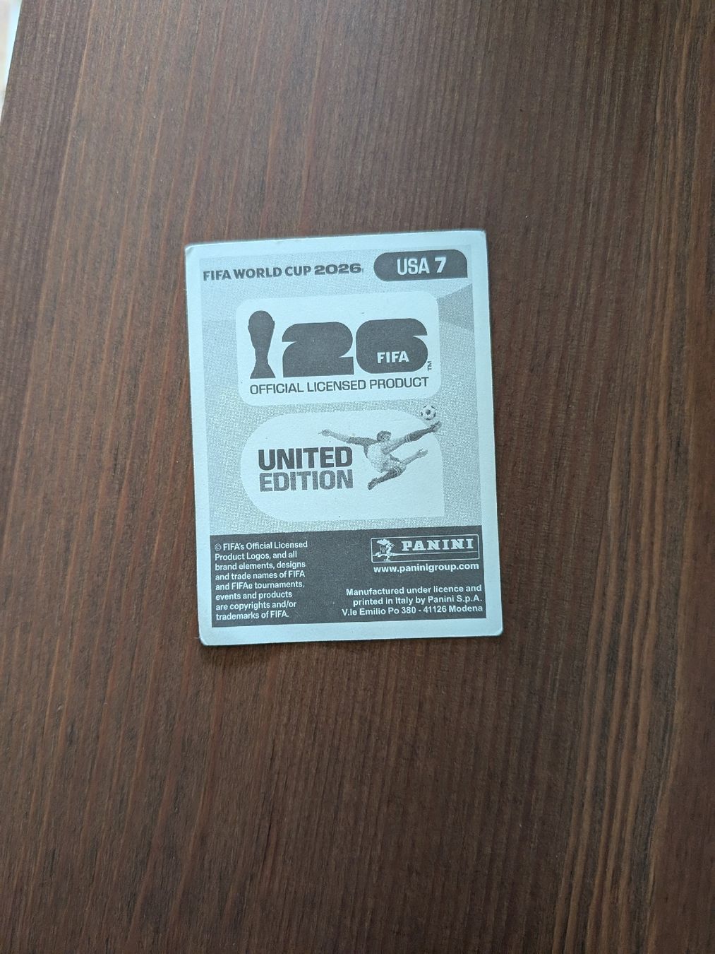Panini Carte collezionabili: Panini Bild USA 7 – Usato da Eschenbach SG venduto da SanFranciscoCalifornia 1