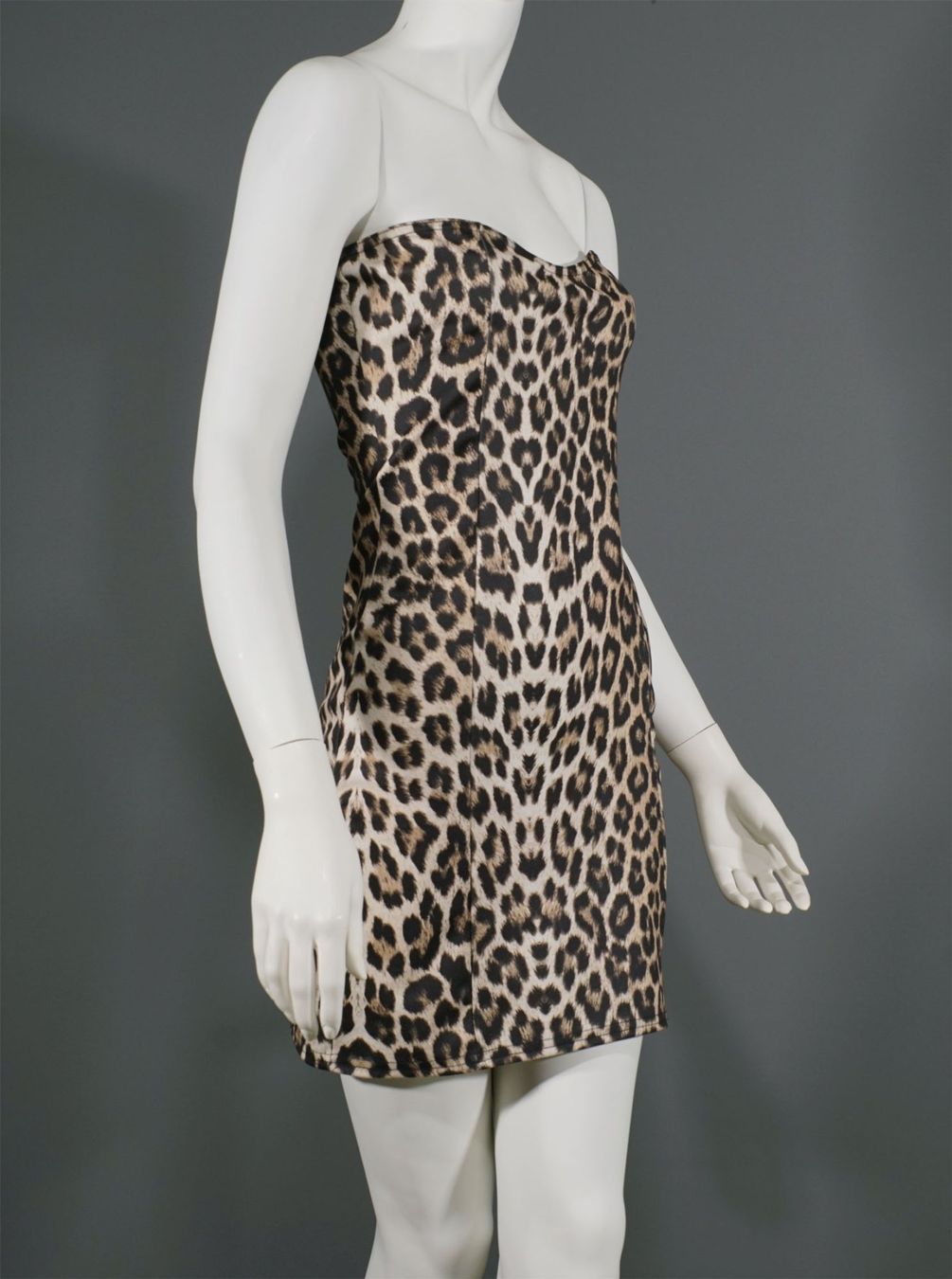Zebra Kleider: Stretch Minikleid im Leoparden-Look – Gebraucht aus Meggen von 1Class2Hand 1