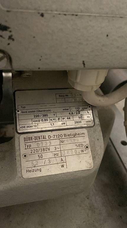 Tutte le macchine: Dürr Dental Absauganlage – Usato da Muri AG venduto da cag733 2