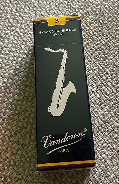 Vandoren Strumenti musicali: Anches saxophone ténor - Vandoren 3 – Nuovo e nell'imballaggio originale da Lausanne venduto da Mazar1