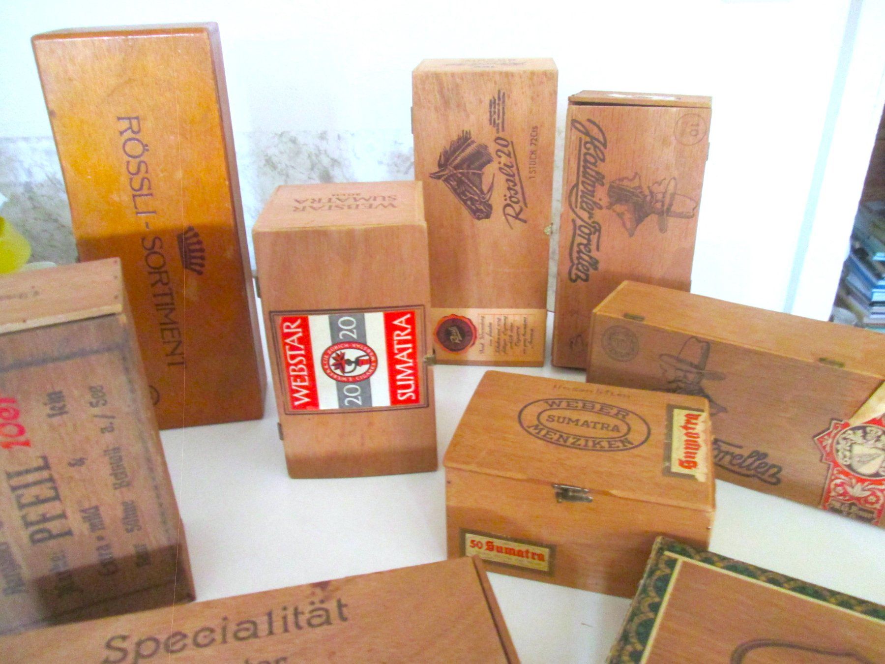Casse di trasporto: 10 alte Zigarrenkisten aus Holz – Usato da Sementina venduto da babucia 2