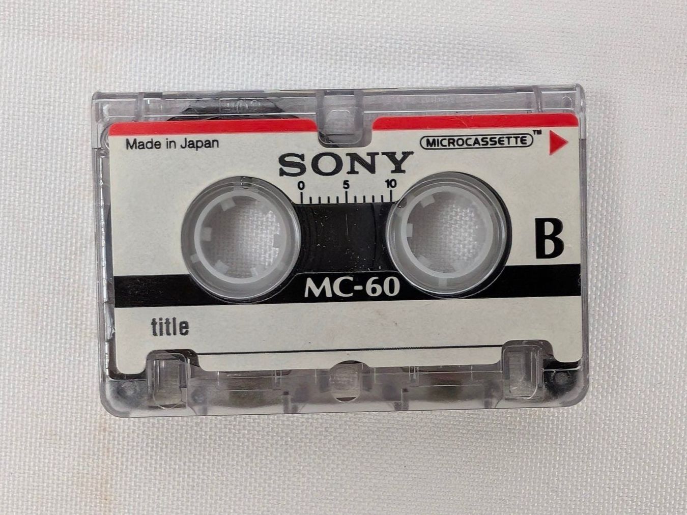 Musicassette: Sony M-727V Microcasette-Corder – Usato da Wettingen venduto da Wendemarket 4