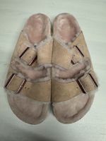 Birkenstock Arizona Shearling Suède Rose, Taille 42 Super!