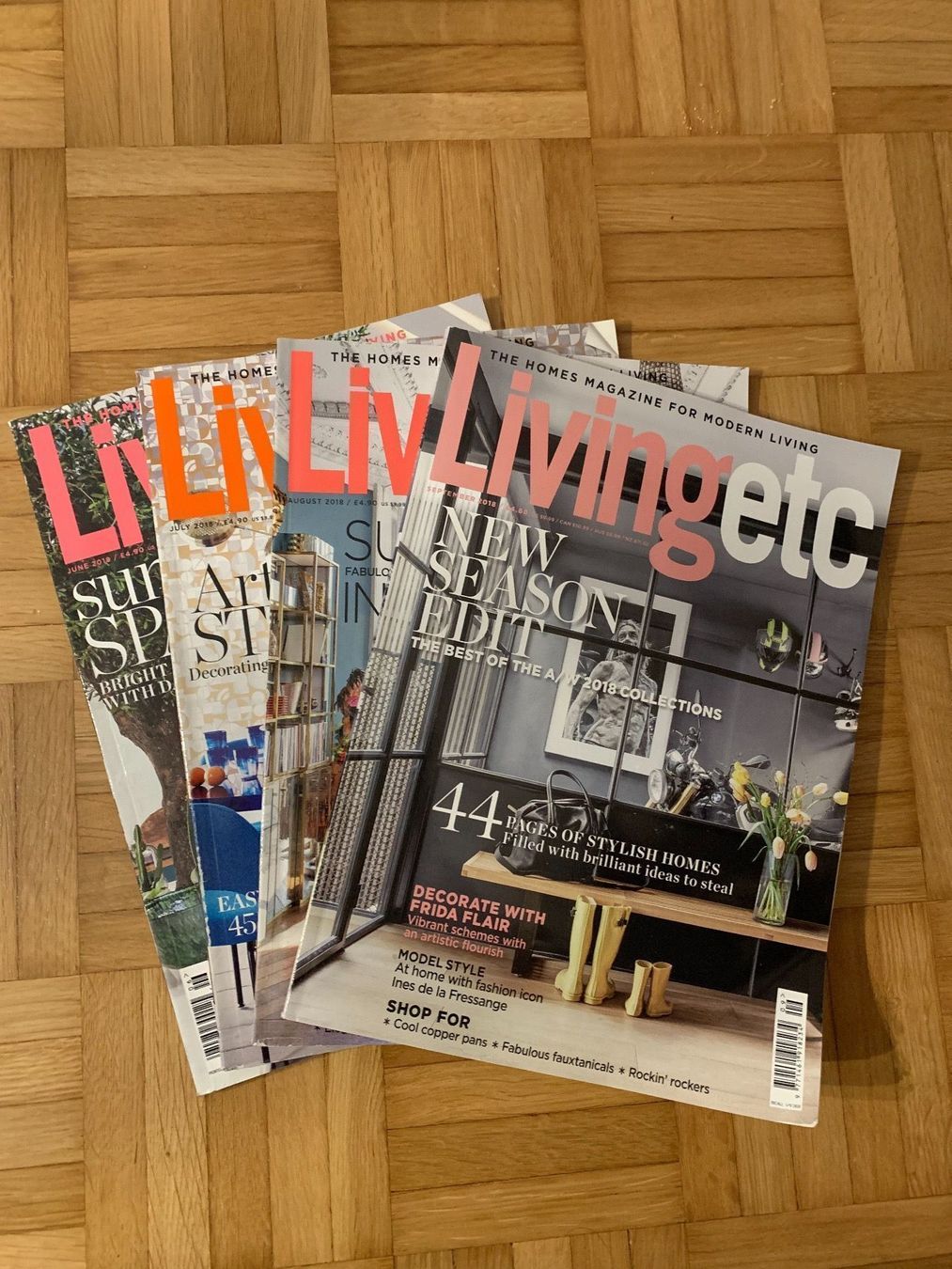 Zeitschriften & Magazine: Living etc 4 issues for 1 price/ 2018 – Neu (gemäss Beschreibung) aus Au ZH von therecomewaves