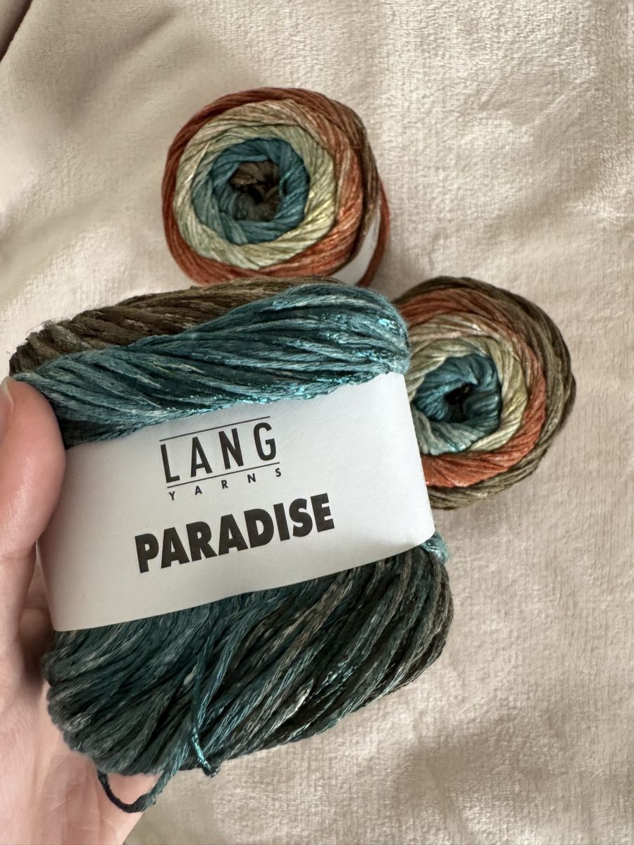 Lang Yarns Lana: 3 Knäuel Paradise von Lang Yarns – Nuovo (secondo la descrizione) da Zürich venduto da Annalea_ 2