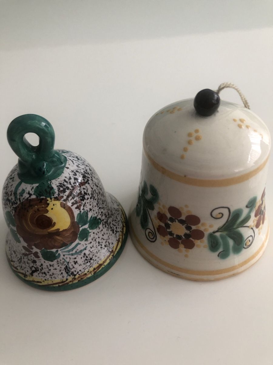 Campanacci mucche: 2 Keramik Glocken, handbemalt – Usato da Basel venduto da tar92 4