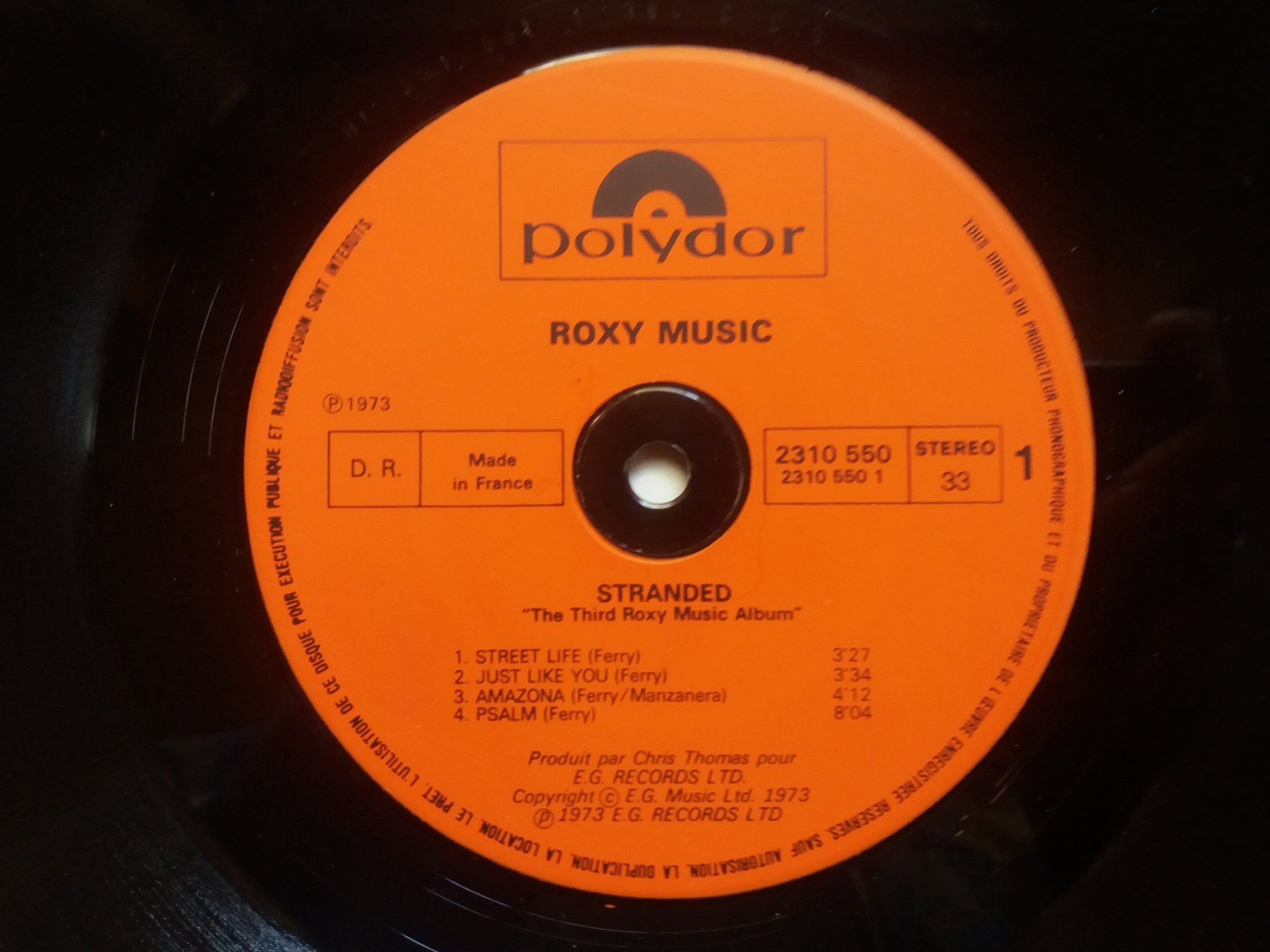 Vinyles: LP (Roxy Music) Stranded – D'occasion à Meyrin par toutatis 2