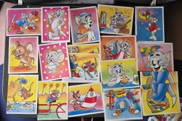 Panini Tom et Jerry Autocollants 1990 Lot 37 stickers