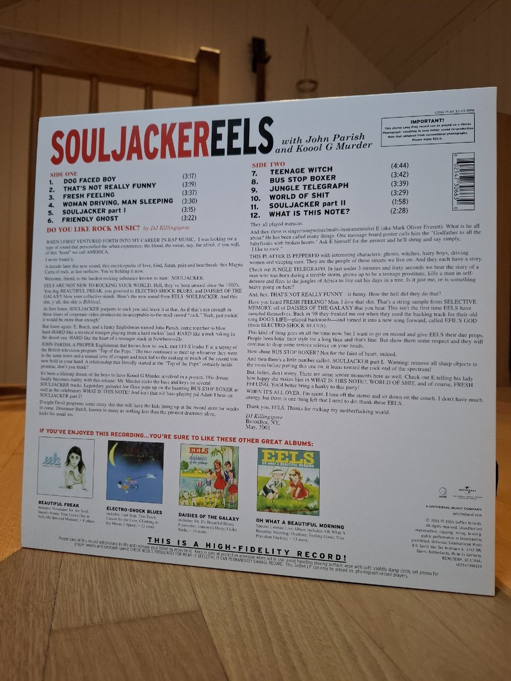 Schallplatten: EELS - Souljacker – Gebraucht aus Winterthur von Padrillio 1