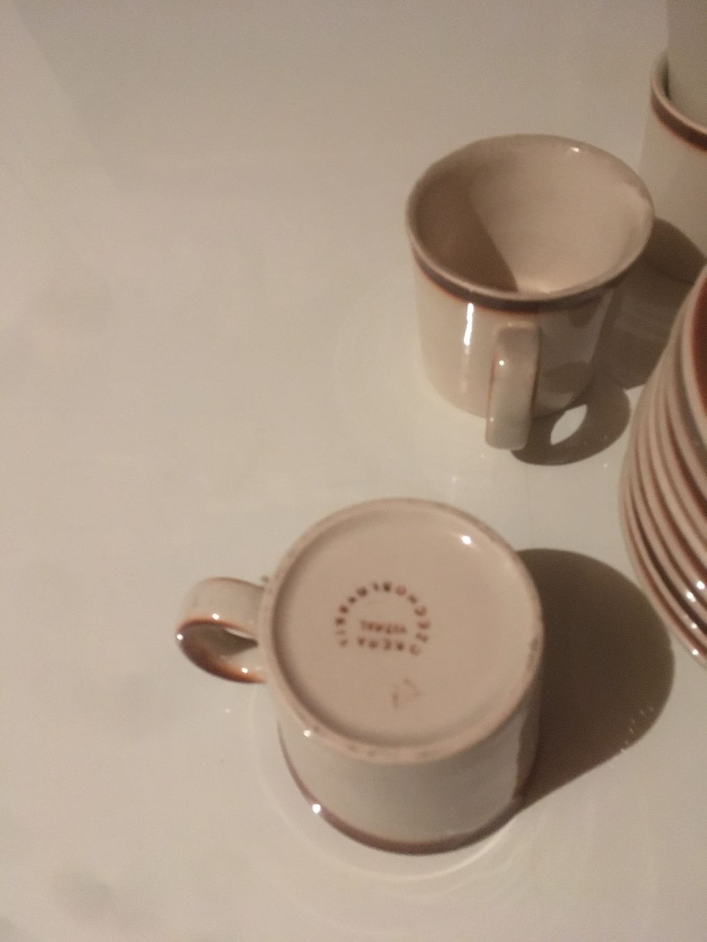 Set di piatti: Kaffeetassen mit Unterteller – Usato da Möhlin venduto da Panjo63 1