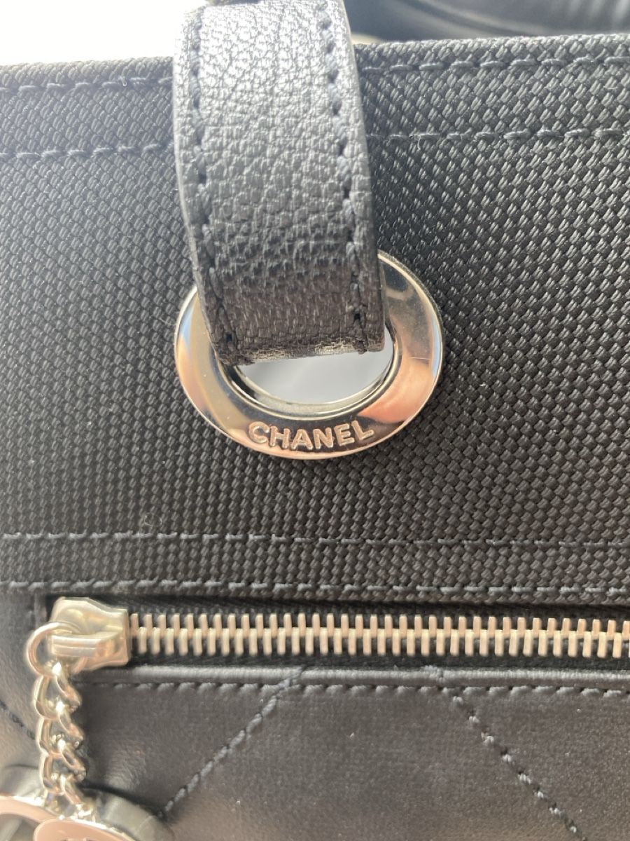 Chanel Borse: Chanel Tote Bag Schwarz – Usato da Nohl venduto da Gross2 8