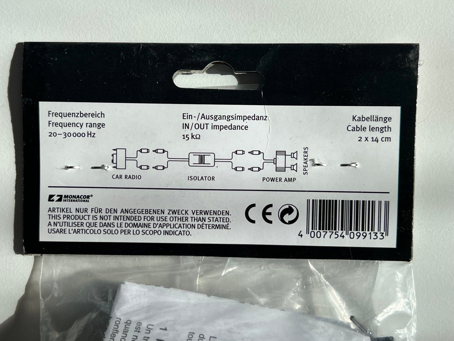 Automobili: Massentrennfilter CARPOWER by Monacor – Nuovo e nell'imballaggio originale da Bazenheid venduto da rue_6hcy 2