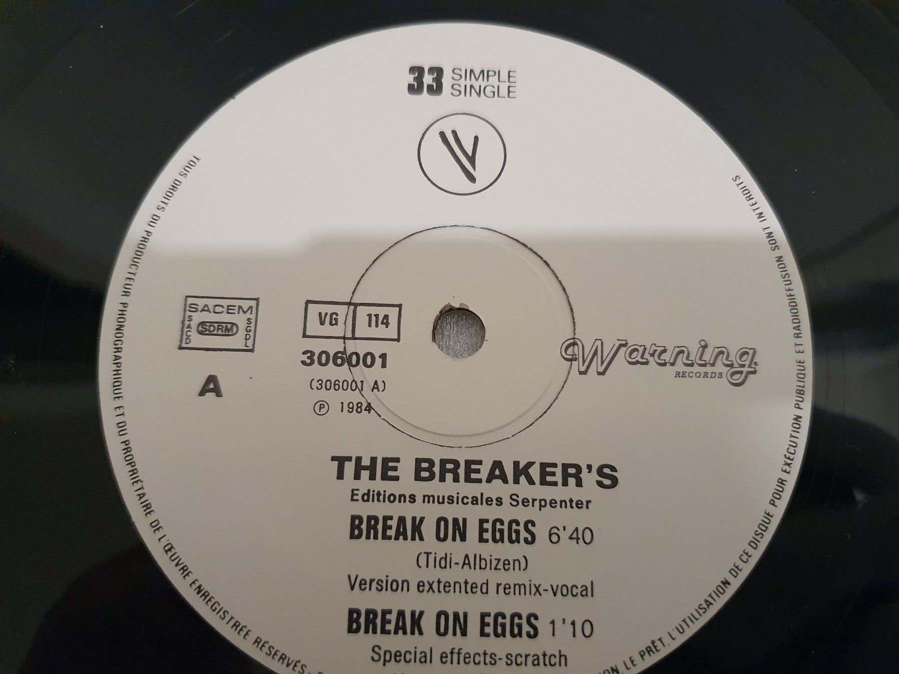 Schallplatten: The Breaker`s - Break On Eggs – Gebraucht aus Uster von Vinyl-Leidenschaft 3