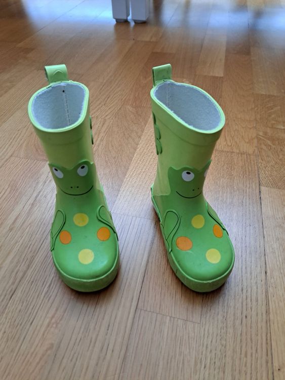 Maximo Kindergummistiefel Feuerwehr-Design – Handbemalt, Wasserdicht, Für Jungen, Navy/rot