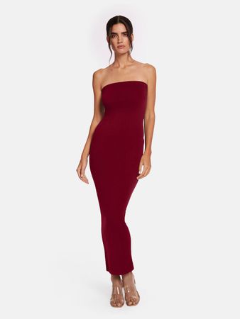 WOLFORD Stretch Dress Kleid FATAL Schlauchkleid Acai Gr.S