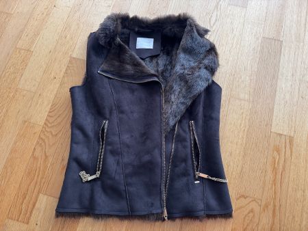 Neues Winter Gilet von Gas mit Pelz Grösse S