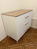 Kommode 3 Schubladen weiss Holzoptik guter Zustand