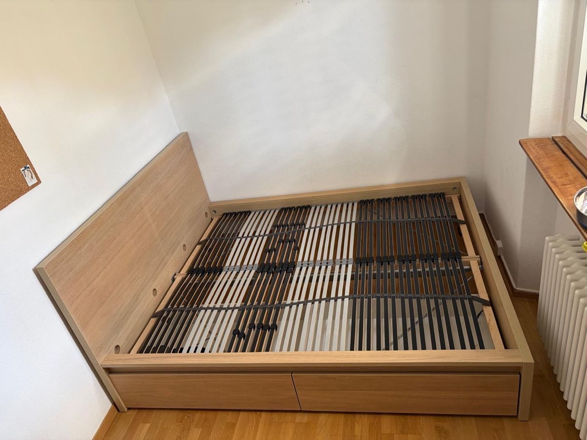 Ikea Letti: Bettgestell mit Schubladen 160x200 cm – Usato da Zürich venduto da bluetuesday
