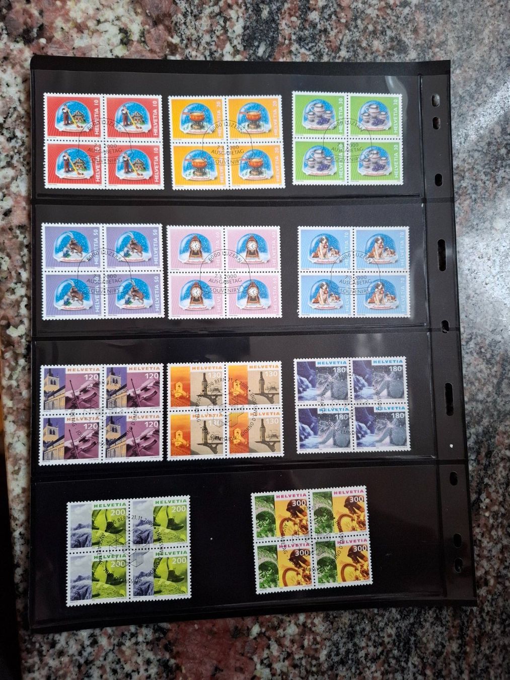 Tutti i francobolli: Briefmarken 4er Block 2000 gestempelt – Usato da Marthalen venduto da Loewe59 1
