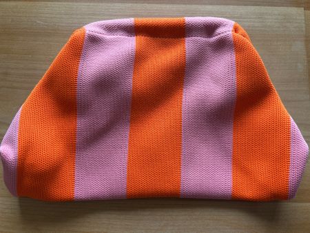 NEU❣️Clutch rosa/neonorange 40er- 50-er Jahre