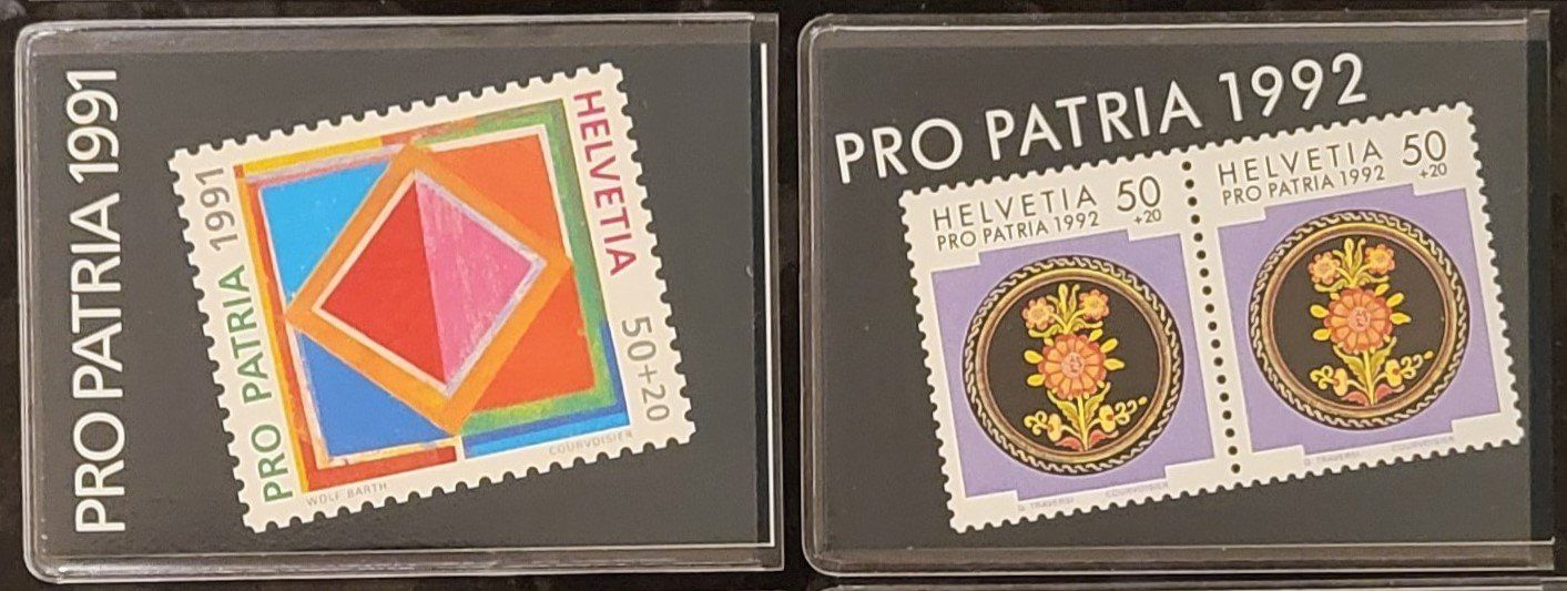 Alle Briefmarken: 10 Pro-Patria Markenheftchen, Nominal CHF 72.10, postfrisch – Neu und originalverpackt aus Castione von Rx-stamps 2
