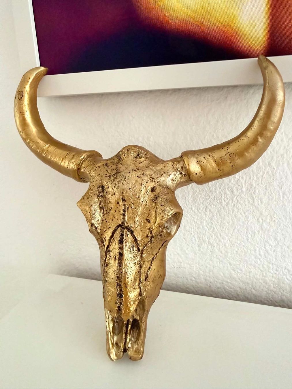 Tutte le decorazioni: Deko Stierschädel goldig – Nuovo e nell'imballaggio originale da Bern venduto da MIR-IAM