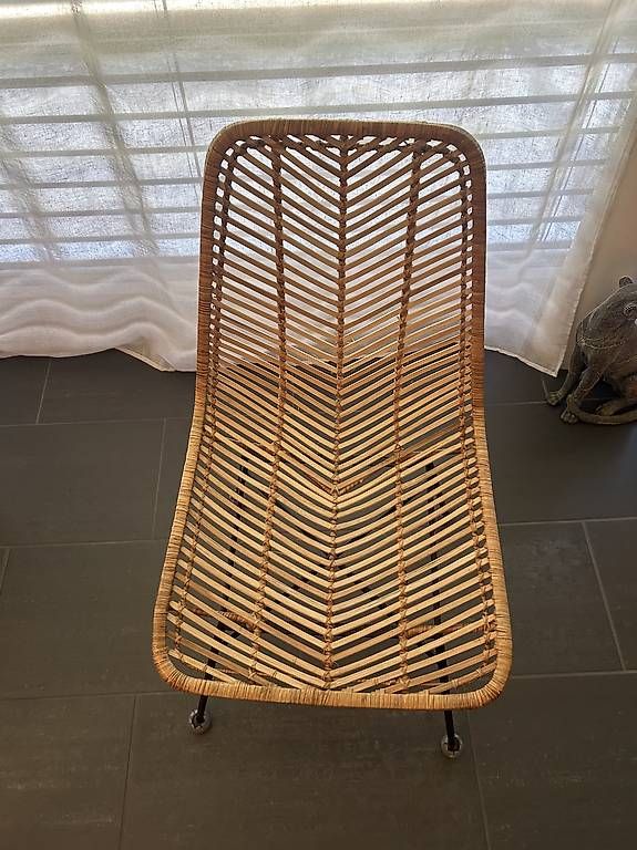 Sedie: 4 Stühle  Rattan / Korbgeflecht mit Metallgestell – Usato da Pfäffikon SZ venduto da andi_dru 4