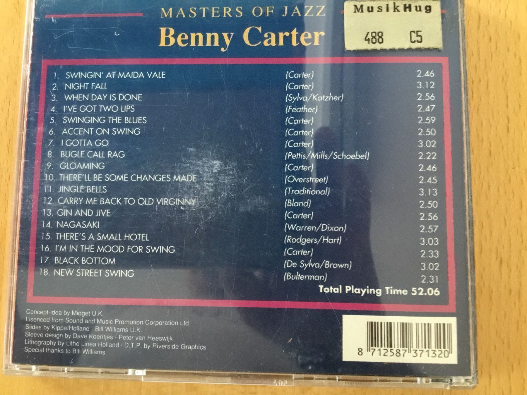 CDs: Benny Carter - Black Bottom – Gebraucht aus Rüti ZH von alumedien 1