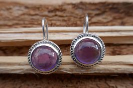 Amethyst Ohrhänger in Silber
