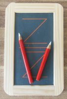 Jasstafel Schiefer mit 2 Jass Stift (Mini - Reisejasstafel)