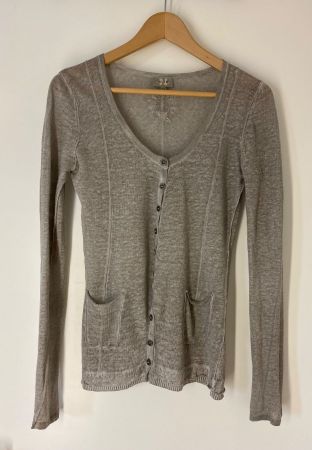 Nile Damencardigan Gr. XS - 100% Leinen - 1x getragen
