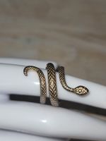 Schlangenring, snake statementring, anello bello, slangedanz
