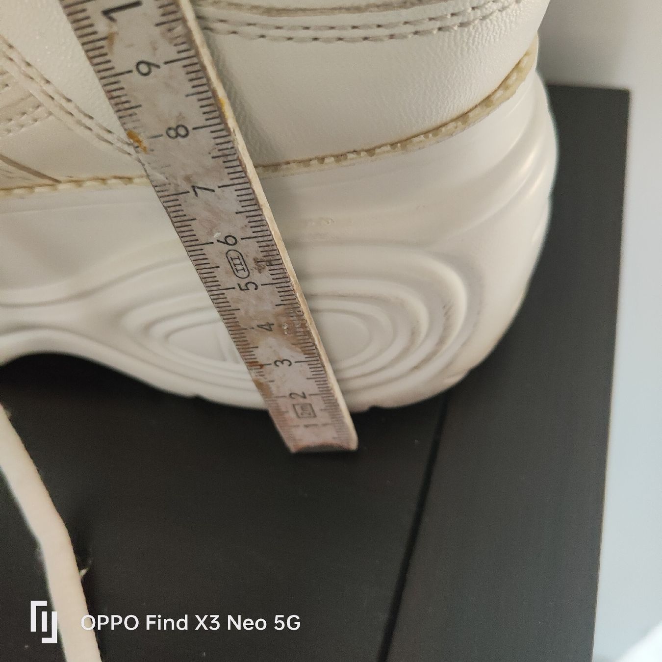 Scarpe da donna: Baskets compensées blanches, taille 40 - Tendance! – Usato da La Chaux-de-Fonds venduto da Sam0145 9