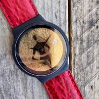 Vintage Swiss Art Watch Nude Woman ETA 955.414 NOS Rare