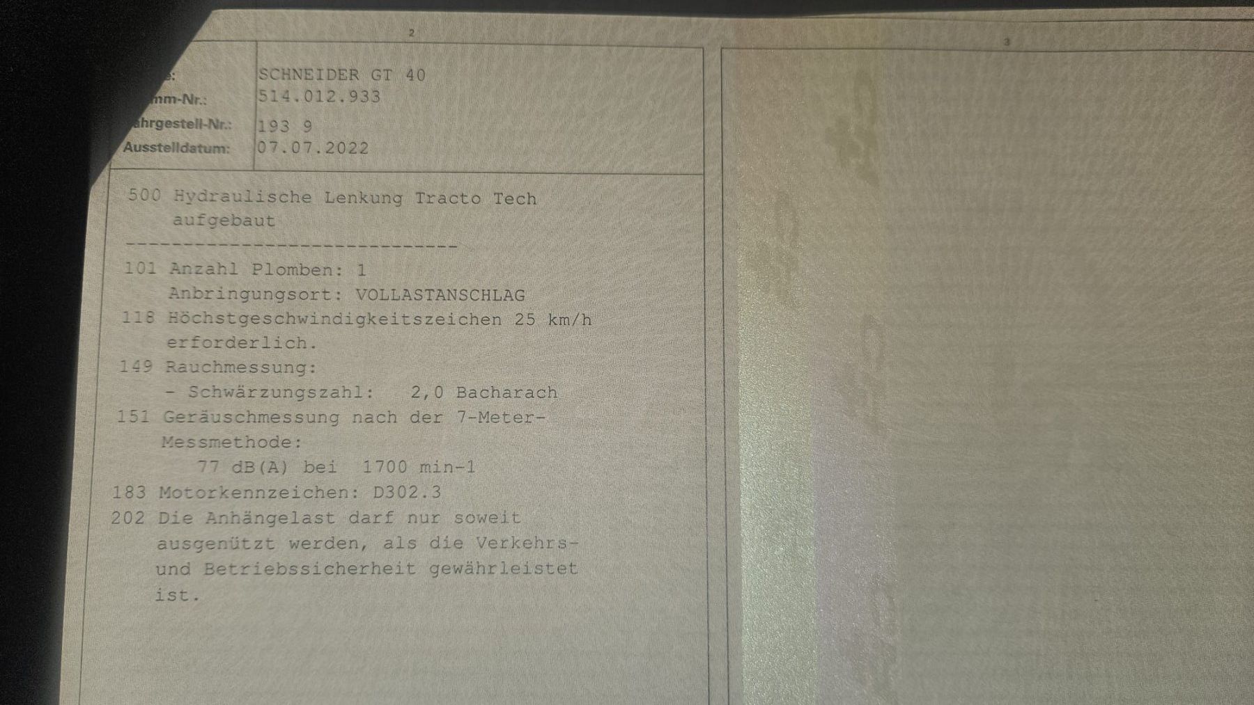 Trattori: Geräteträger/Hacktraktor Schneider GT40 – Usato da Oberwil BL venduto da adr_z5q6 6