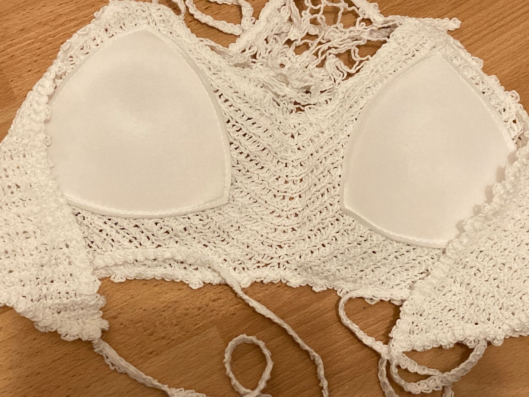 Top: Gehäkeltes Top🤍weiss, Gr.M nr.2 – Nuovo (secondo la descrizione) da Morschach venduto da leonie87 1