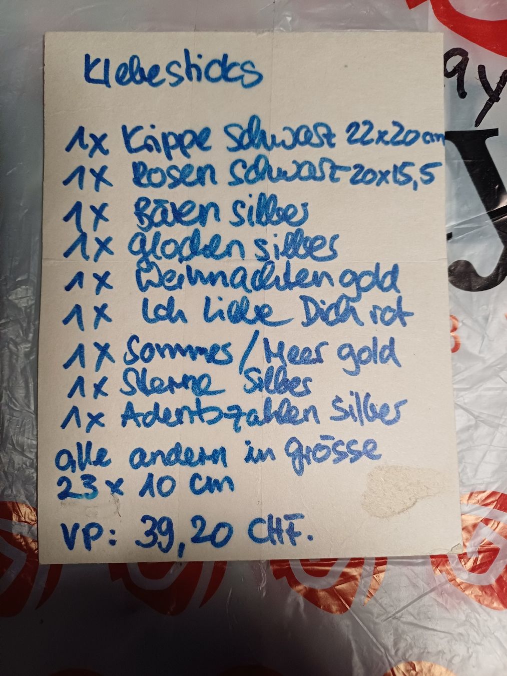 Autocollants: 9 Bögen Klebesticks – Neuf (Voir description) à Gächliwil par lesidees 7
