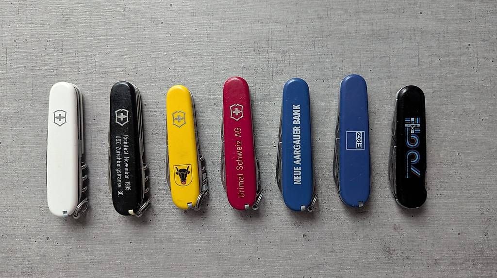 Victorinox Taschenmesser: 7 Taschenmesser – Gebraucht aus Altdorf UR von Walhalla59