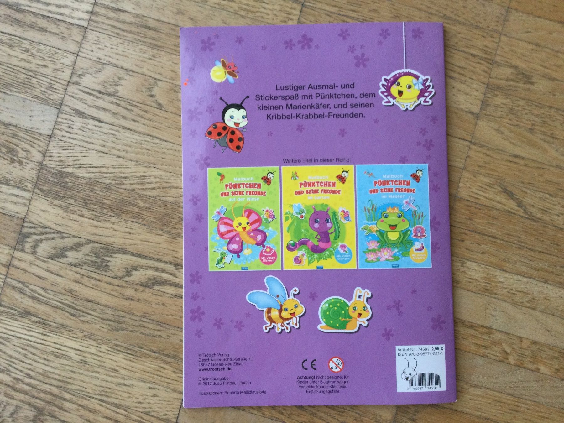 Libri: Kinder Malbuch, ab 3 Jahre. NEU – Nuovo e nell'imballaggio originale da Zürich venduto da ShadowVorlon 1