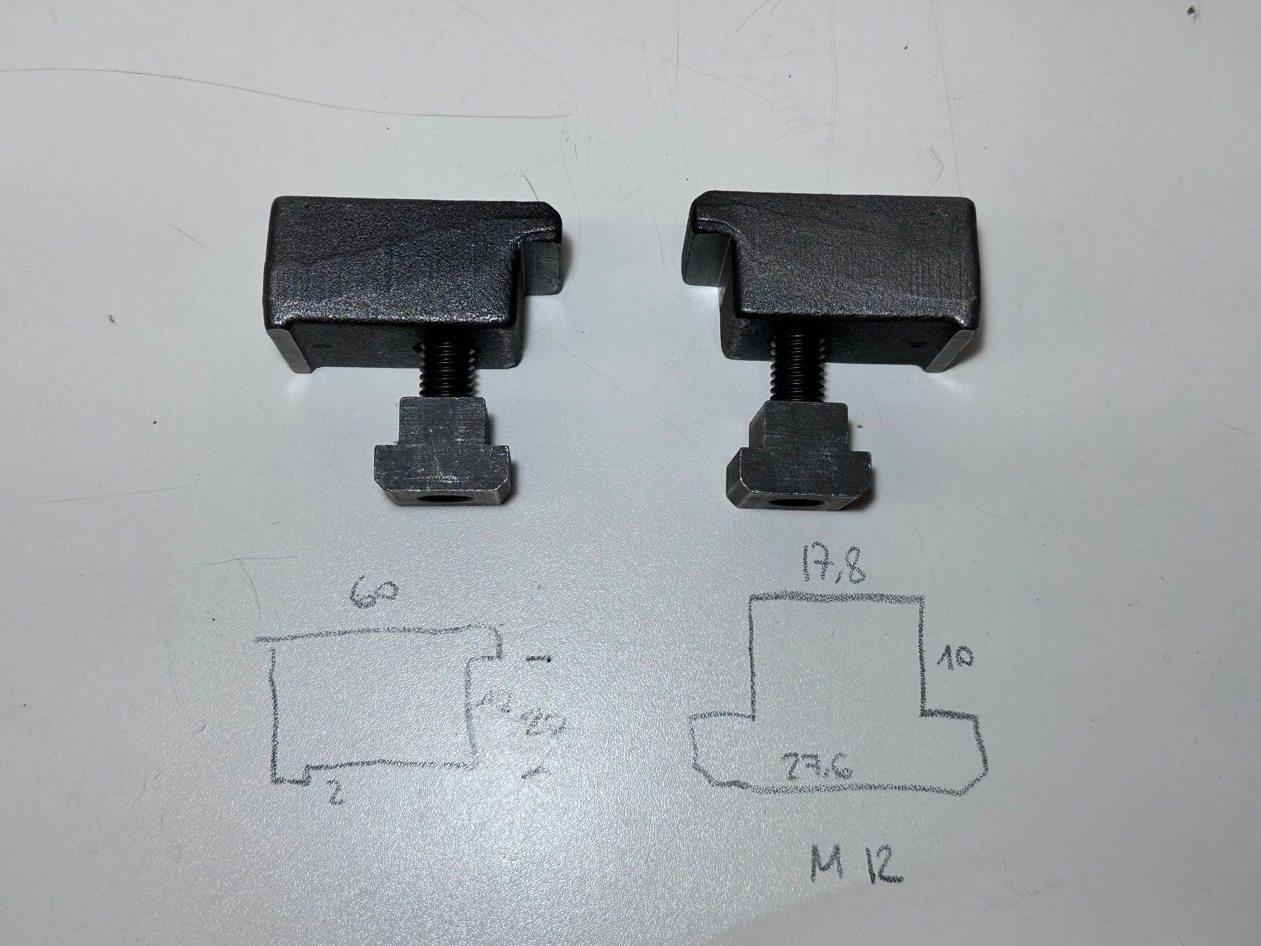 Tutti gli attrezzi: 2 Stück Spannpranken 20mm Spannmaterial – Nuovo (secondo la descrizione) da Boswil venduto da ABLagerBoswil 7