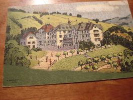 Künstlerkarte 1920, Wald ZH, Sanatorium, o Wald