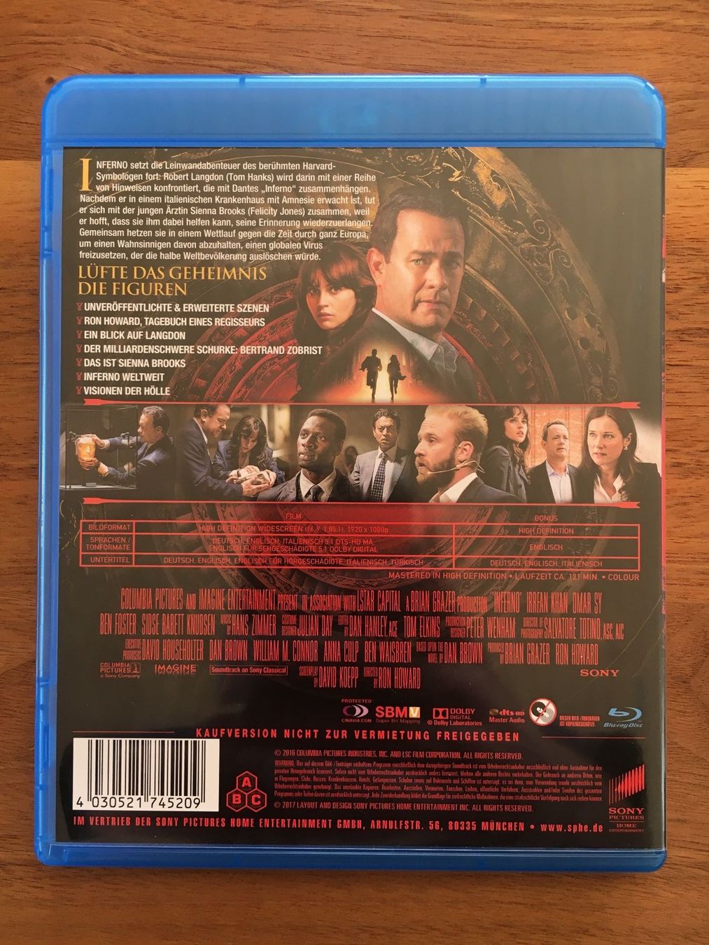 Alle DVDs: The Da Vinci Code + Illuminati + Inferno (Blu Ray) – Gebraucht aus Sissach von  8