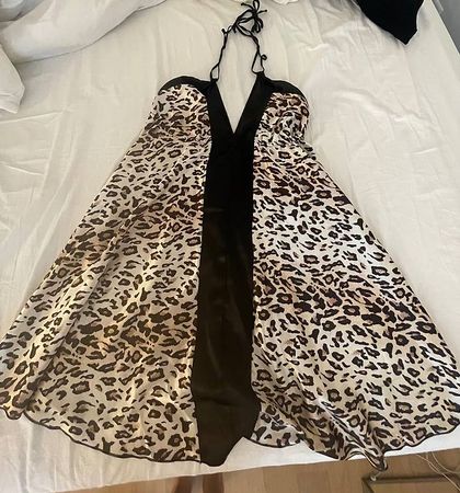 Kleid Leopard Muster / Print