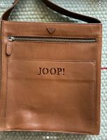 JOOP! Vintage Schultertasche aus Echtleder – Braun Unisex