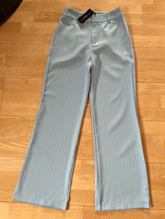 AMY&CLO Paris Hose in Gr. S, Hellblau/Weiss, NEU