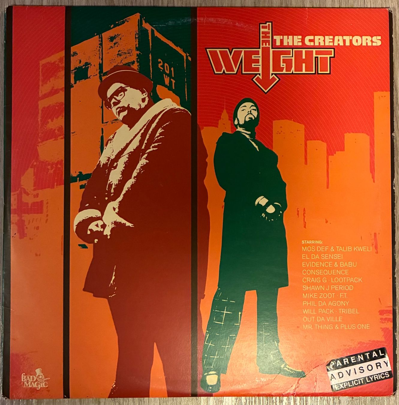 Schallplatten: ThE CREATORS Presents The Weight D-Lp 2000 – Gebraucht aus Mühlethal von superfast78