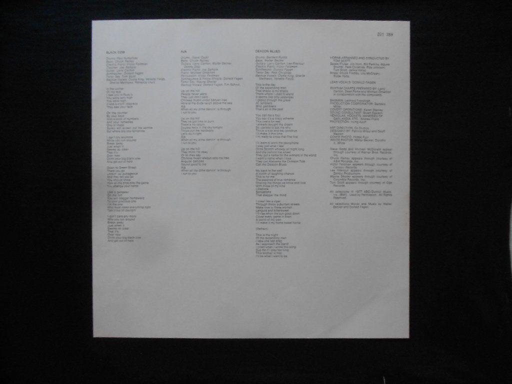 Schallplatten: STEELY DAN  -  AJA – Gebraucht aus Bex von Giorgiob 4